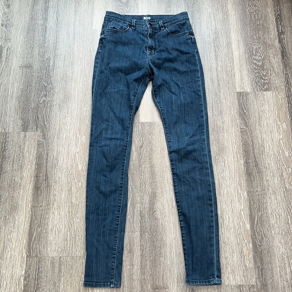BDG Dark Denim Jeans Skinny High Rise Twig 28